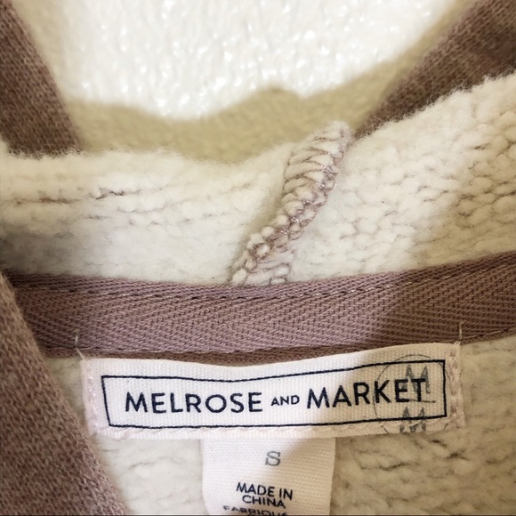 Melrose and Market Bell Sleeve Hooded Sweatshirt S - Picture 4 of 7